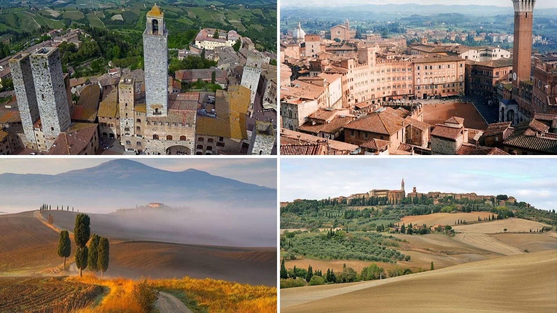 I 4 siti UNESCO a Siena