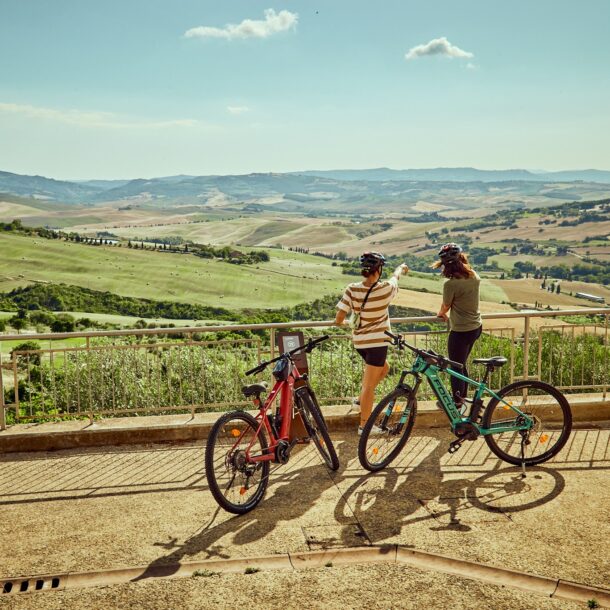 Itinerario in bici in Val d'Orcia